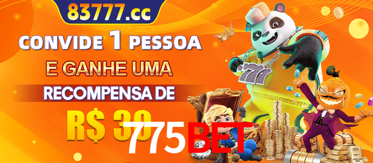 Banner institucional da 775bet sobre parceria de marcas e criação de uma marca de excelência, apresentando os mascotes de jogos populares como o Fortune Tiger.