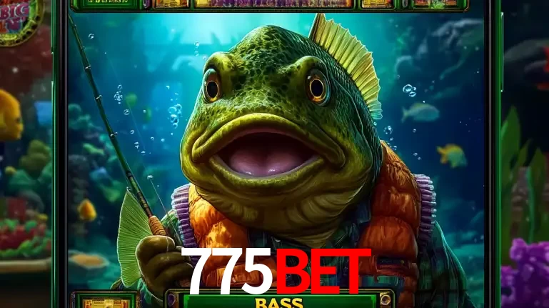 Personagem de peixe pescador do popular jogo de slot com tema de pescaria, uma das emocionantes opções de caça-níqueis para jogar e ganhar no cassino 775bet.